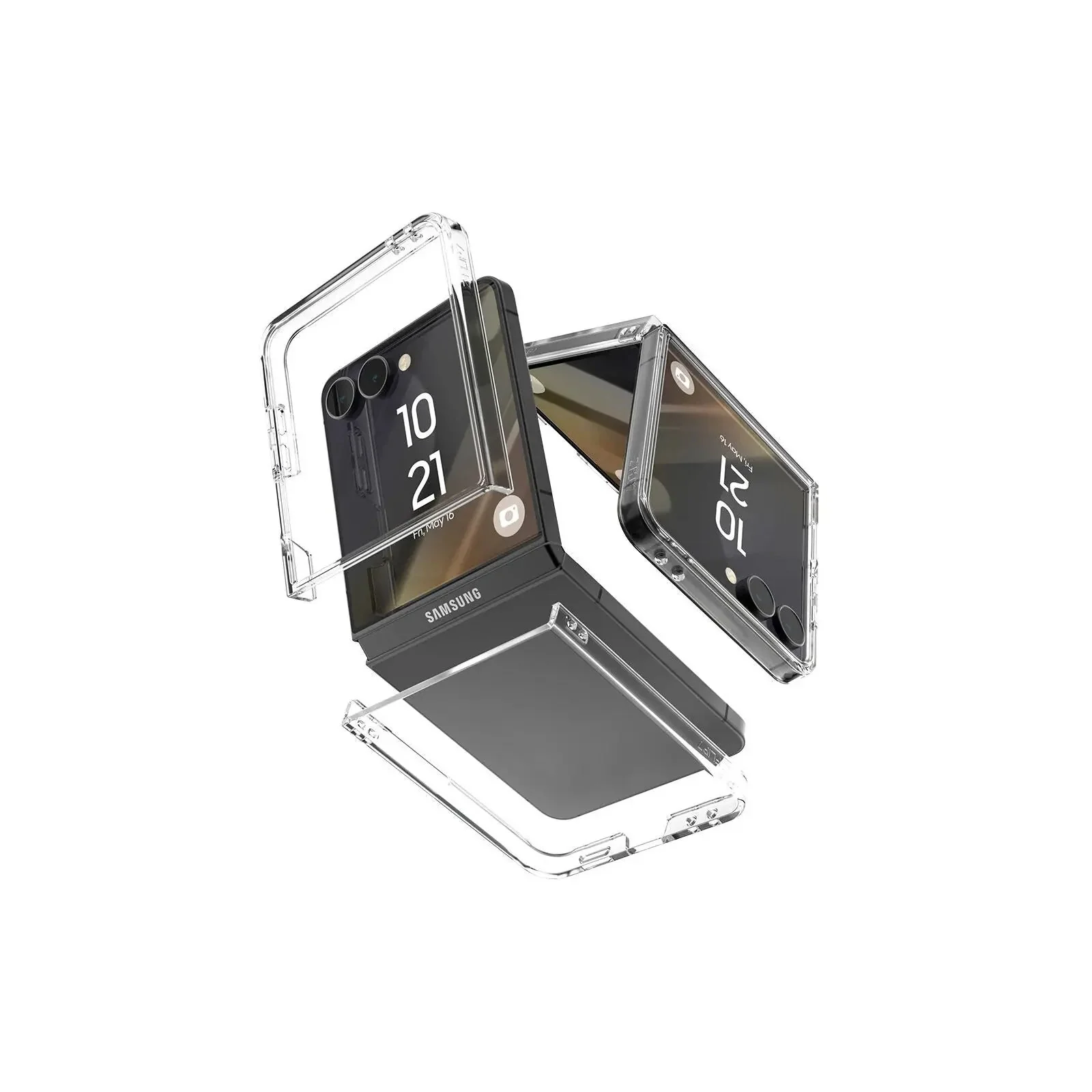 Mercury Clear Hard Case for Samsung Galaxy Z Flip7