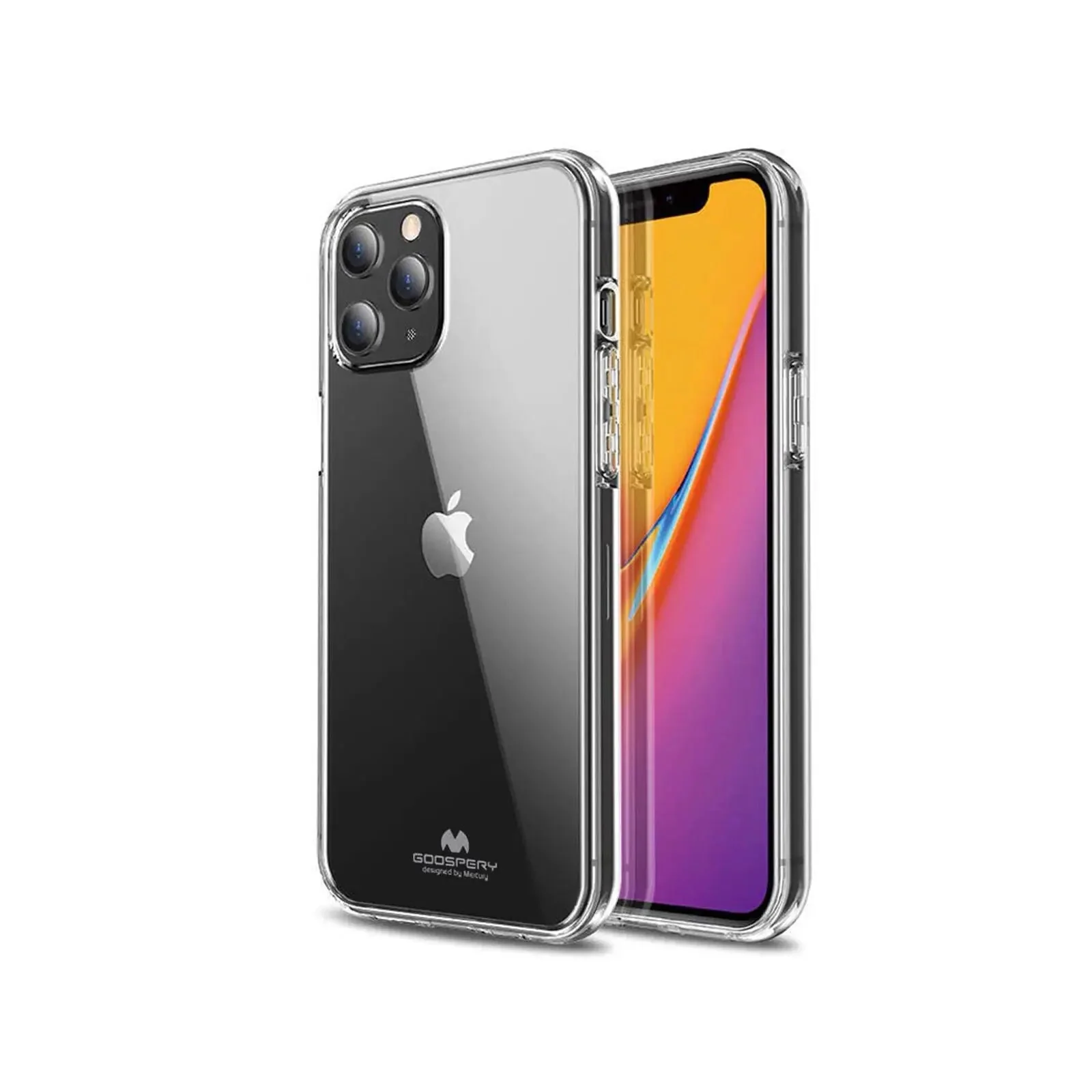 Mercury Transparent Jelly Case Cover for iPhone 12 Pro Max