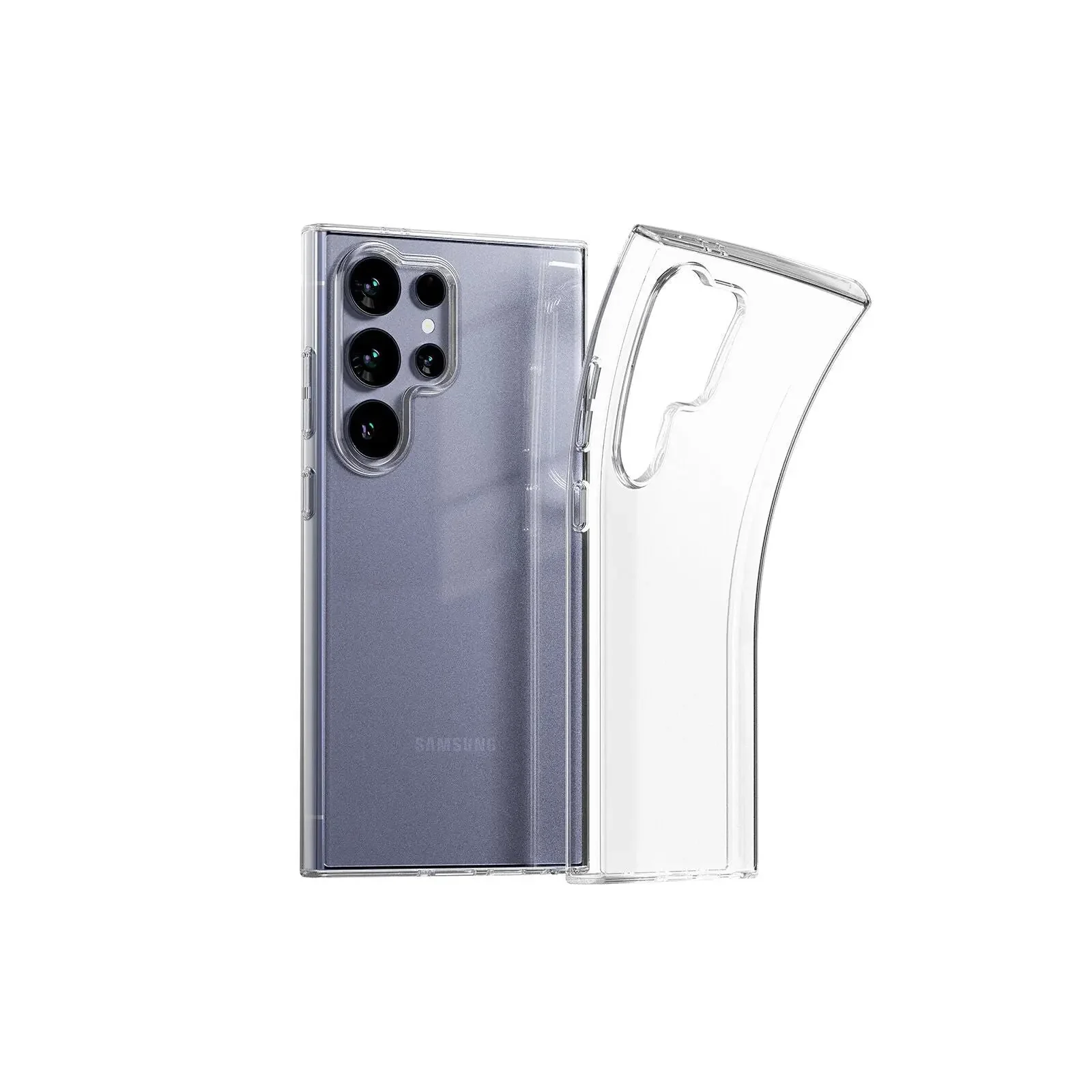 Mercury Transparent Jelly Case Cover for Samsung Galaxy S24 Ultra